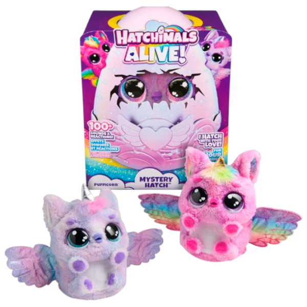 Интерактивная игрушка Spin Master Hatchimals Alive Яйцо Hatchimals Pufficorn 5+ / Разноцветный photo 1