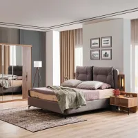 Кровать Dizayno Home Clara 180 x 200 см / ЛДСП / Серый photo 4