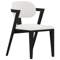 Scaun de bucătărie Lenova Miro Stofă/ White Black