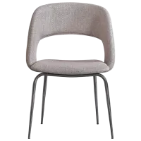 Кухонный стул Seskalar Arke Ткань/ Бежевый Серебристый