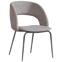 Scaun de bucătărie Seskalar Arke Stofă/ Beige Silver photo 2