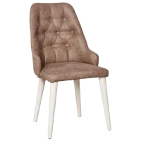 Кухонный стул Dizayno Home Paris Ткань/ Коричневый White