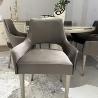 Scaun de bucătărie Evmoda Porto Stofă/ Antracit Gray photo 2