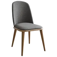 Кухонный стул Dizayno Home Rubi Ткань/ Серый Wood