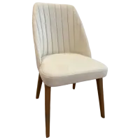 Кухонный стул Seskalar Lines Ткань/ Белый Wood