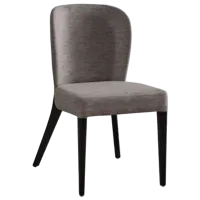 Scaun de bucătărie Dizayno Home Hilton Stofă/ Gray Black