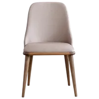 Кухонный стул Seskalar Browni Ткань/ Бежевый Wood