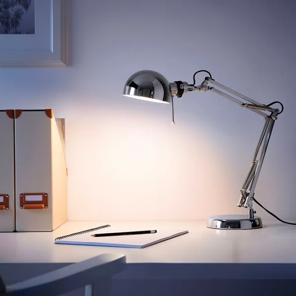Lampă de masă Ikea Forsa Nichel photo 3