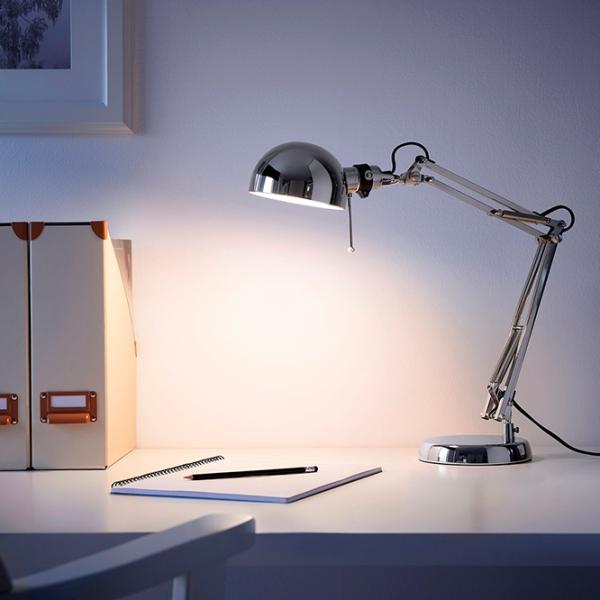 Lampă de masă Ikea Forsa Nichel photo 3