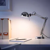 Lampă de masă Ikea Forsa Nichel photo 3