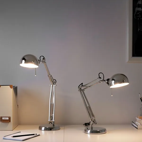 Lampă de masă Ikea Forsa Nichel photo 4