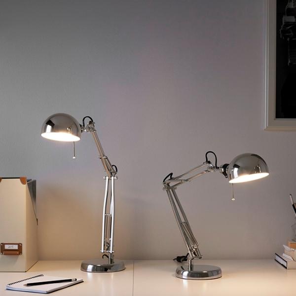 Lampă de masă Ikea Forsa Nichel photo 4