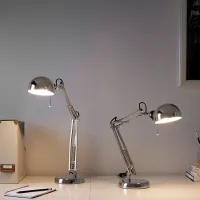 Lampă de masă Ikea Forsa Nichel photo 4