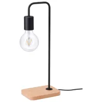 Lampă de masă Ikea Tvarhand Black photo 2