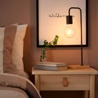 Lampă de masă Ikea Tvarhand Black photo 4