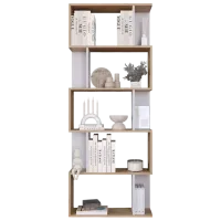 Etajeră Remaks Asimetrik 5 185 x 72 x 22 cm / PAL / White