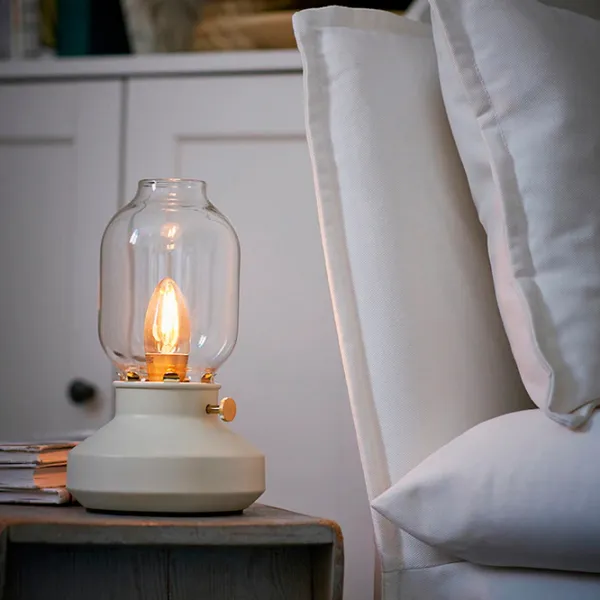 Настольная лампа Ikea Tarnaby Бежевый photo 4