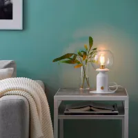 Lampă de masă Ikea Askmuller White photo 5