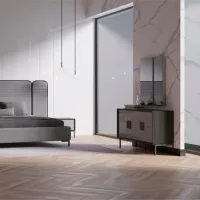 Comodă Evmoda ALMERA 82 x 140 x 45 / PAL / Gray photo 2