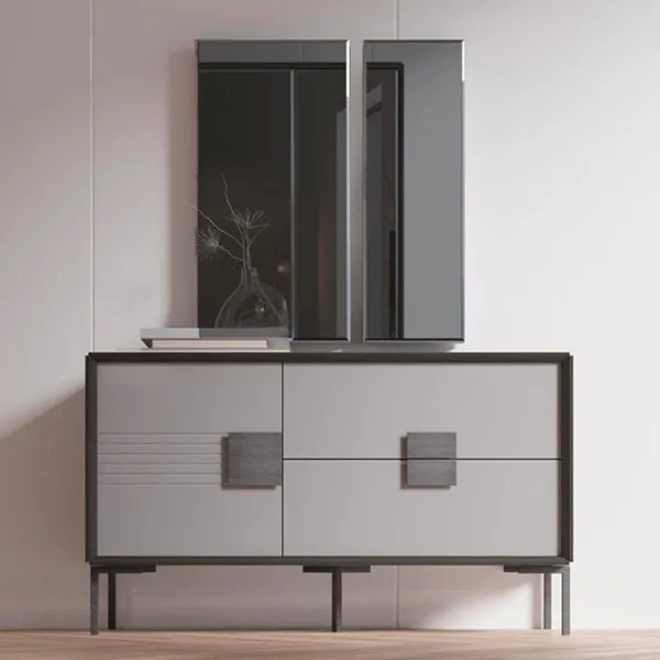 Comodă Evmoda ALMERA 82 x 140 x 45 / PAL / Gray photo 3