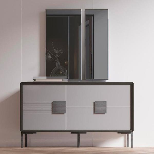 Comodă Evmoda ALMERA 82 x 140 x 45 / PAL / Gray photo 3
