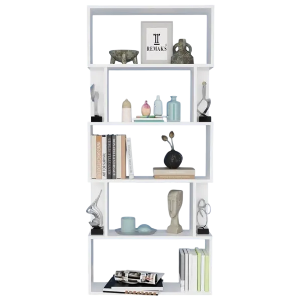 Etajeră Remaks Lilly 6 Shelf 175 x 60 x 20 cm / PAL / White photo 1