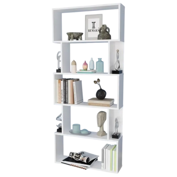 Etajeră Remaks Lilly 6 Shelf 175 x 60 x 20 cm / PAL / White photo 2