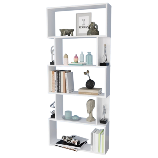 Etajeră Remaks Lilly 6 Shelf 175 x 60 x 20 cm / PAL / White photo 2