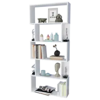 Etajeră Remaks Lilly 6 Shelf 175 x 60 x 20 cm / PAL / White photo 2
