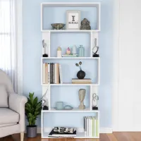 Etajeră Remaks Lilly 6 Shelf 175 x 60 x 20 cm / PAL / White photo 4