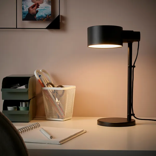 Lampă de masă Ikea Lovmanad Black photo 4