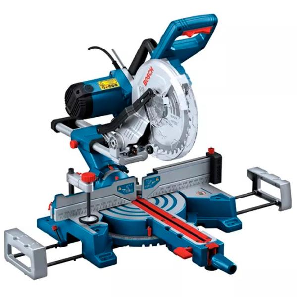 Fierăstrău pentru tăieri înclinate Bosch GCM 254 D 254 mm / Blue photo 1