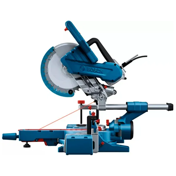 Fierăstrău pentru tăieri înclinate Bosch GCM 254 D 254 mm / Blue photo 2
