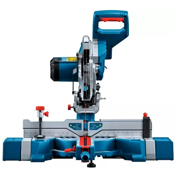 Fierăstrău pentru tăieri înclinate Bosch GCM 254 D 254 mm / Blue photo 3