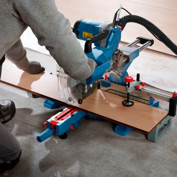 Fierăstrău pentru tăieri înclinate Bosch GCM 254 D 254 mm / Blue photo 10