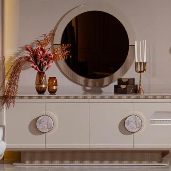 Comodă Luxe Life Belezza 88 x 230 x 51 / MDF / Alb photo 1