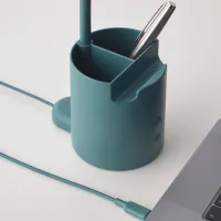 Lampă de masă Ikea Brunbage Turcoaz photo 2