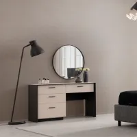 Comodă Evmoda Nora 80.5 x 140 x 48 / MDF / Gray photo 2