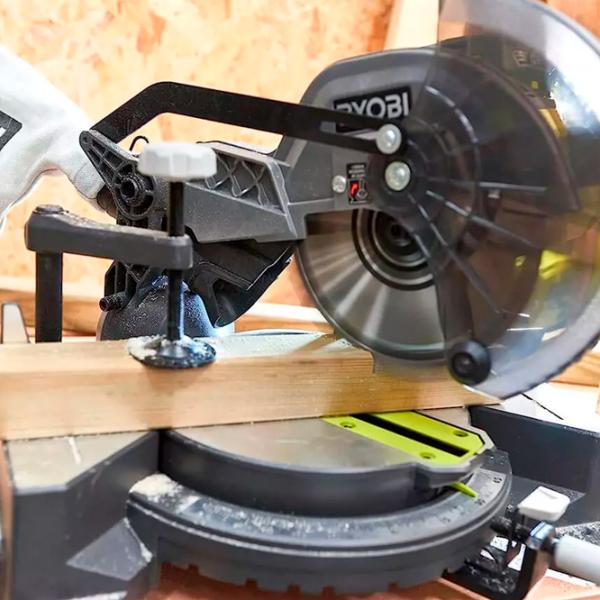 Fierăstrău pentru tăieri înclinate Ryobi EMS190DCL 190 mm / Inox photo 6
