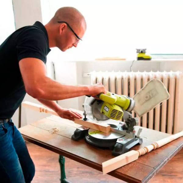 Fierăstrău pentru tăieri înclinate Ryobi EMS190DCL 190 mm / Inox photo 8