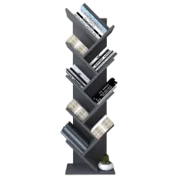 Etajeră Remaks Zikzak 130 x 35 x 19.5 cm / PAL / Anthracite