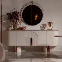 Comodă Luxe Life Aura 91 x 230 x 50 / MDF / Alb