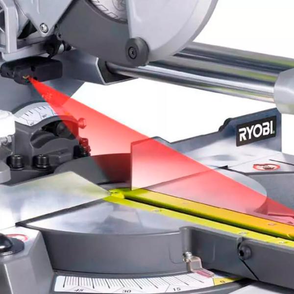 Fierăstrău pentru tăieri înclinate Ryobi EMS216L 216 mm / Inox photo 2