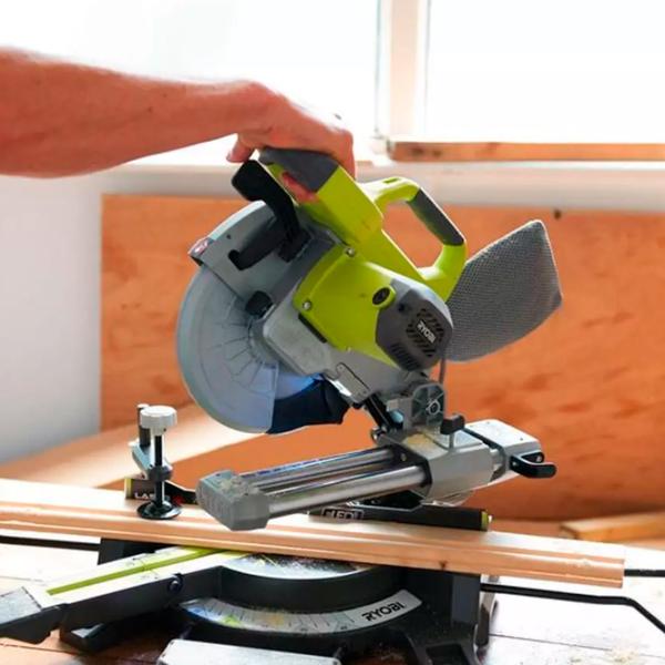 Fierăstrău pentru tăieri înclinate Ryobi EMS216L 216 mm / Inox photo 4