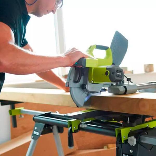 Fierăstrău pentru tăieri înclinate Ryobi EMS216L 216 mm / Inox photo 7