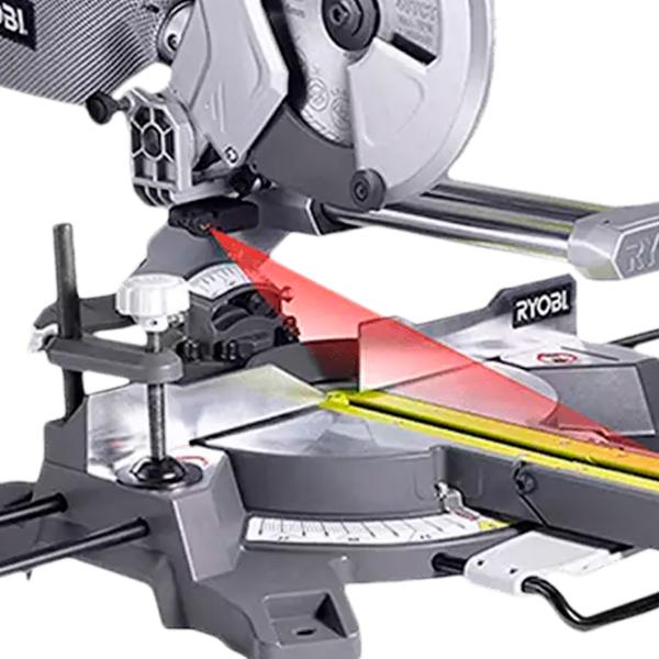 Fierăstrău pentru tăieri înclinate Ryobi EMS216L 216 mm / Inox photo 9