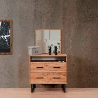 Comodă Dizayno Home Venus 110 x 79 x 45 / PAL / Natural Wood photo 2