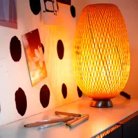 Veioză Ikea Boja Wood photo 8