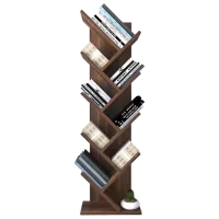 Etajeră Remaks Zikzak 130 x 35 x 19.5 cm / PAL / Walnut