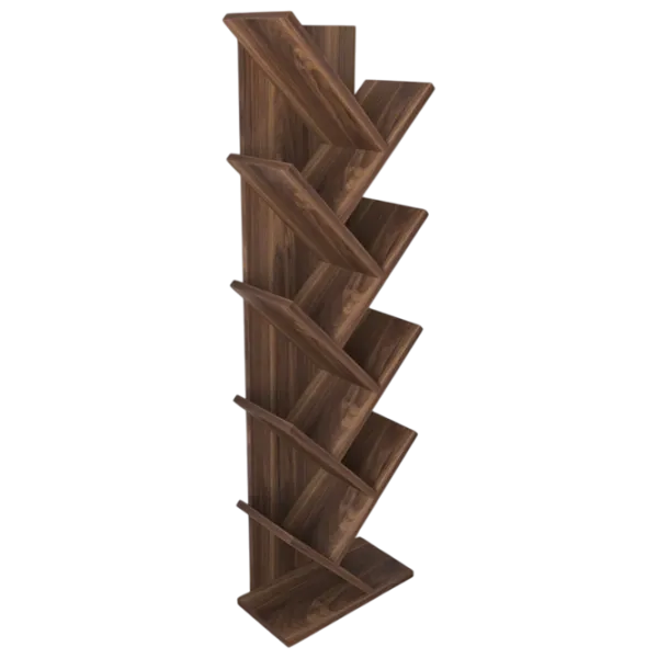Etajeră Remaks Zikzak 130 x 35 x 19.5 cm / PAL / Walnut photo 2